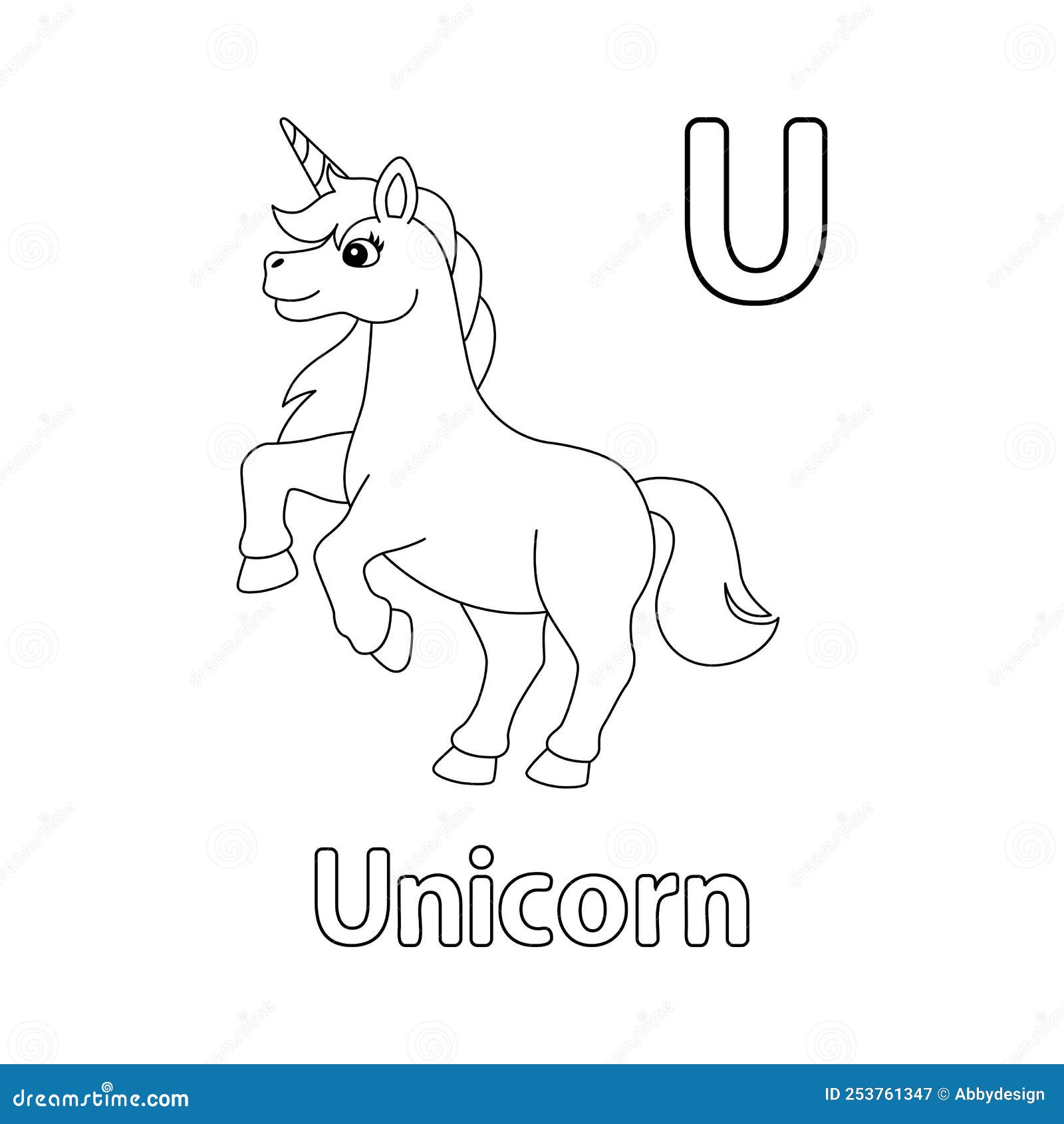 Letter u colouring page stock illustrations â letter u colouring page stock illustrations vectors clipart