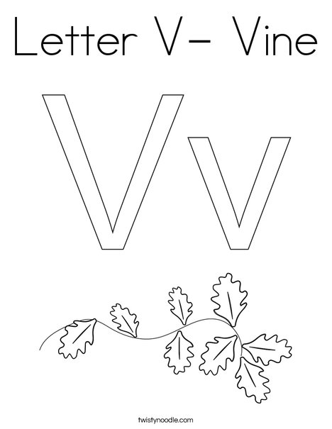 Letter v