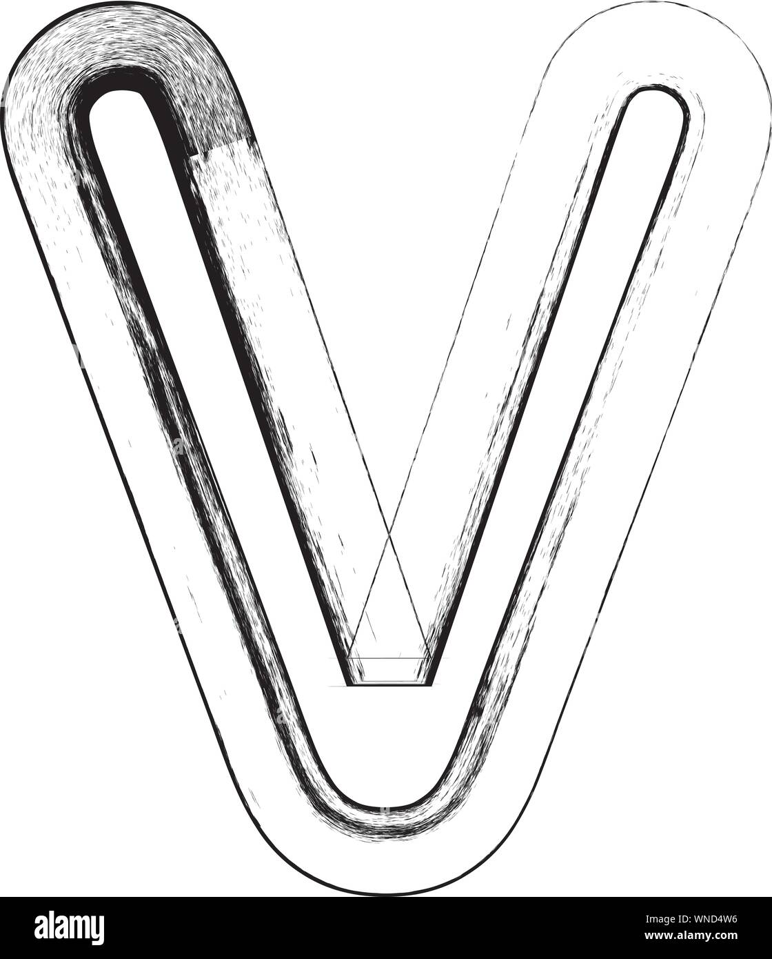 Letter v drawing black and white stock photos images