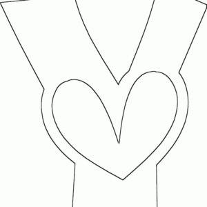 Letter y coloring pages printable for free download