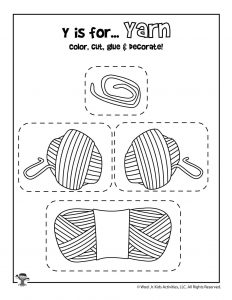 Letter y worksheets crafts woo jr kids activities childrens publishing