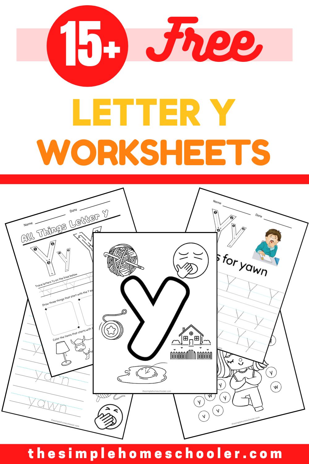 Letter y worksheets free easy print