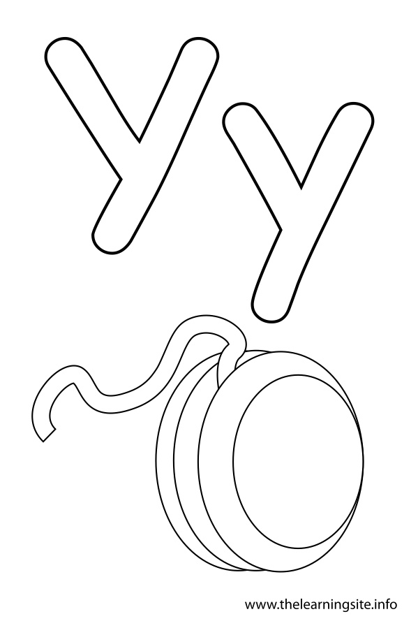 Letter y flashcard â yoyo â the learning site