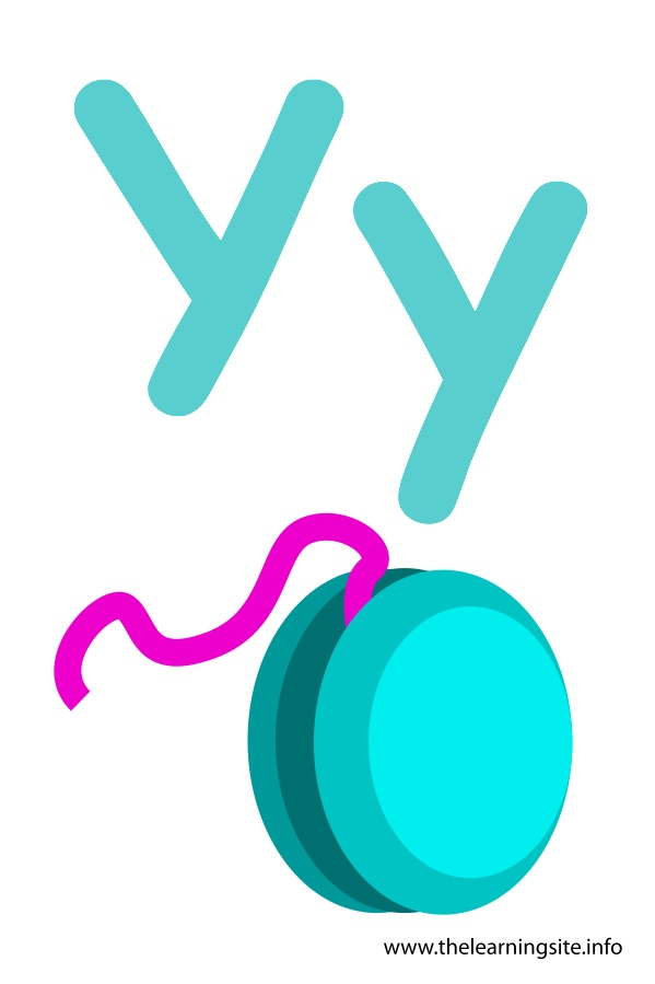Letter y flashcard â yoyo â the learning site