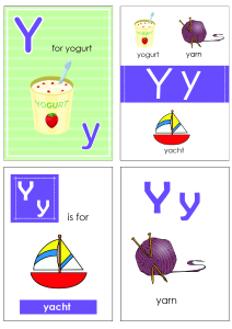 Alphabet flash cards