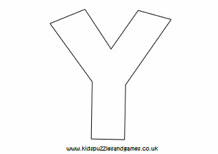 Y outline uppercase louring sheet