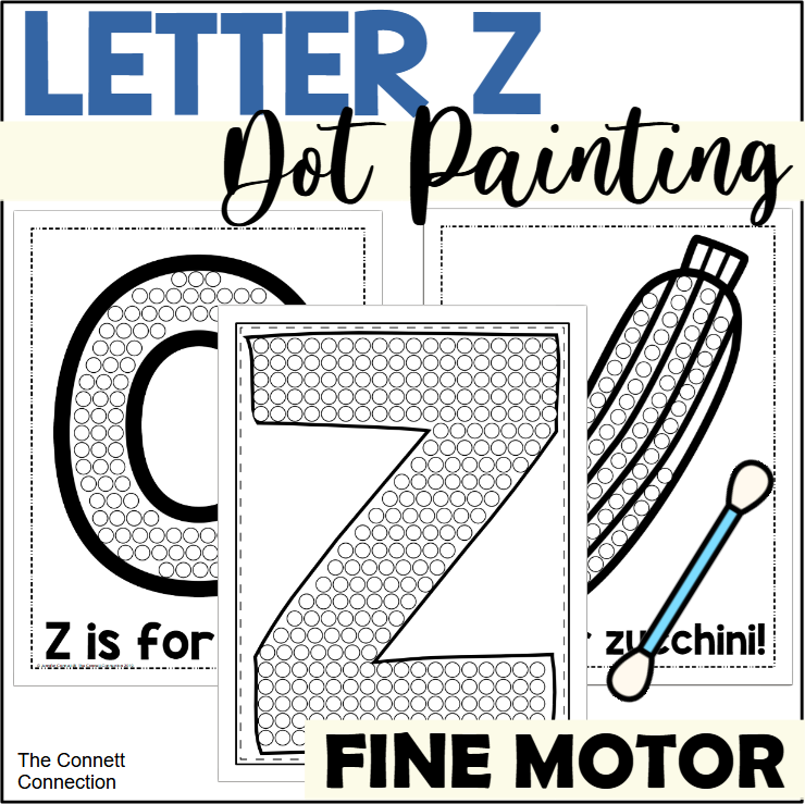 Letter n dot painting activity made by teachers