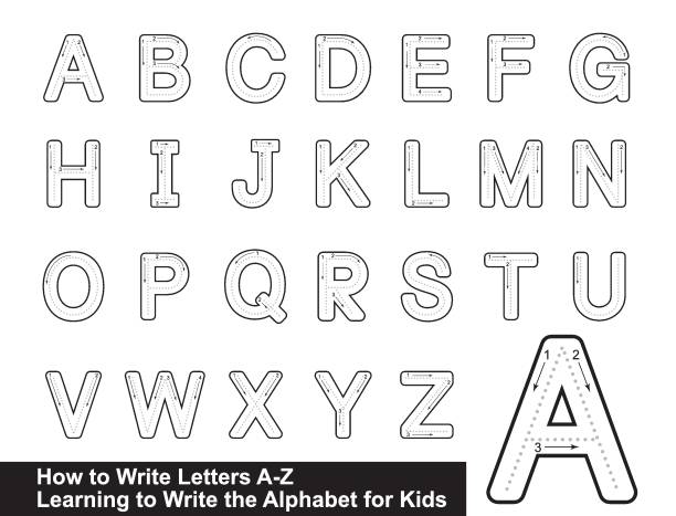 Letter z worksheets stock illustrations royalty