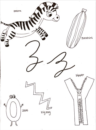 Alphabet pages