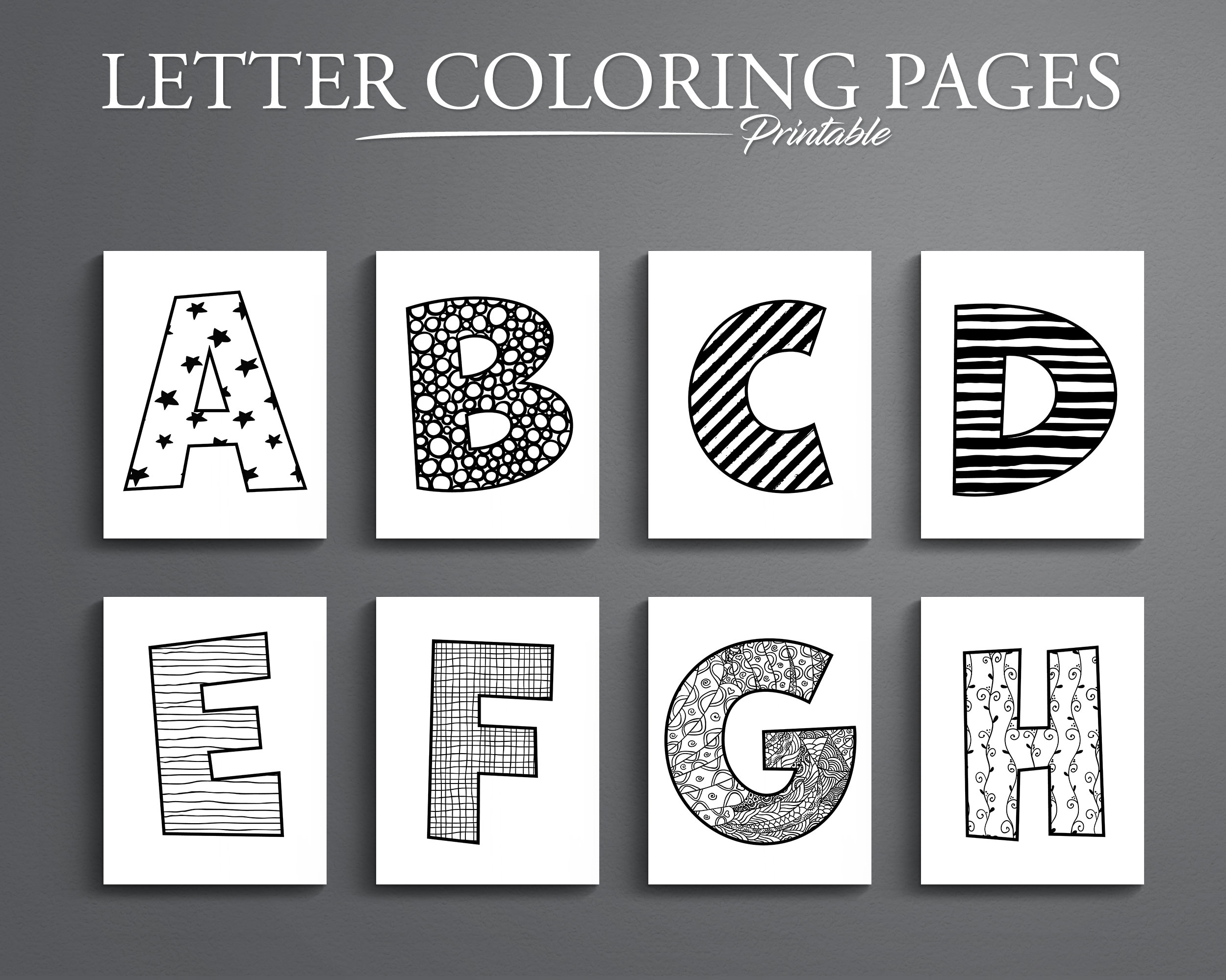 Alphabet coloring pages letter coloring printable letter coloring page printable abc coloring sheets preschool worksheets download now