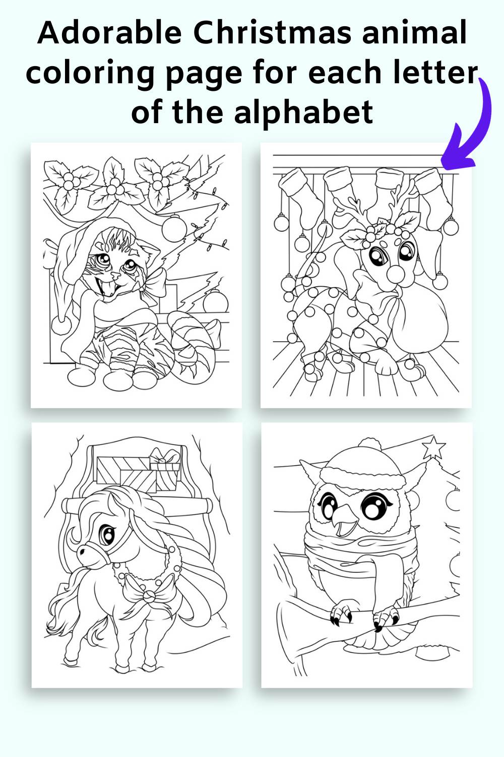 Christmas animals a