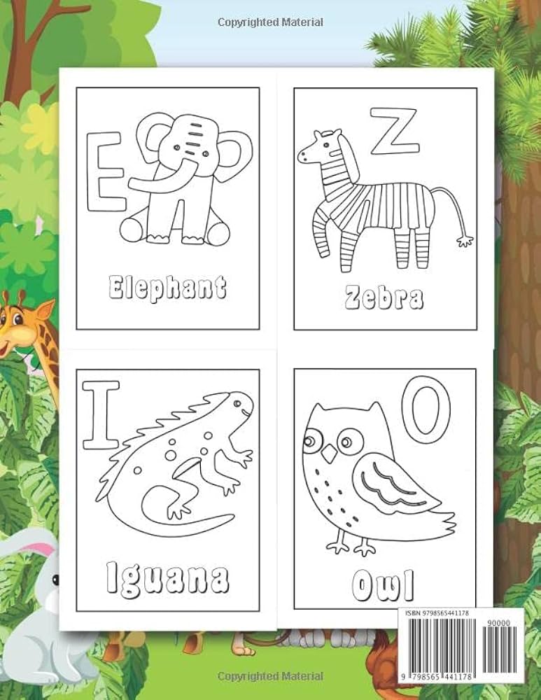 Animals coloring book for kids a