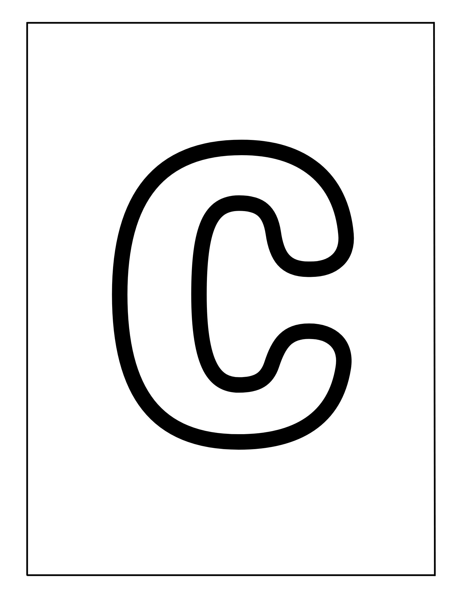Alphabet coloring pages a