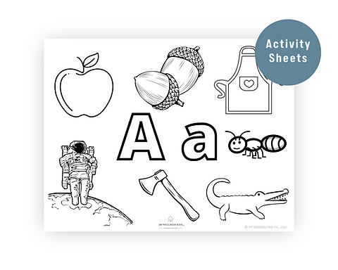 Alphabet coloring pages