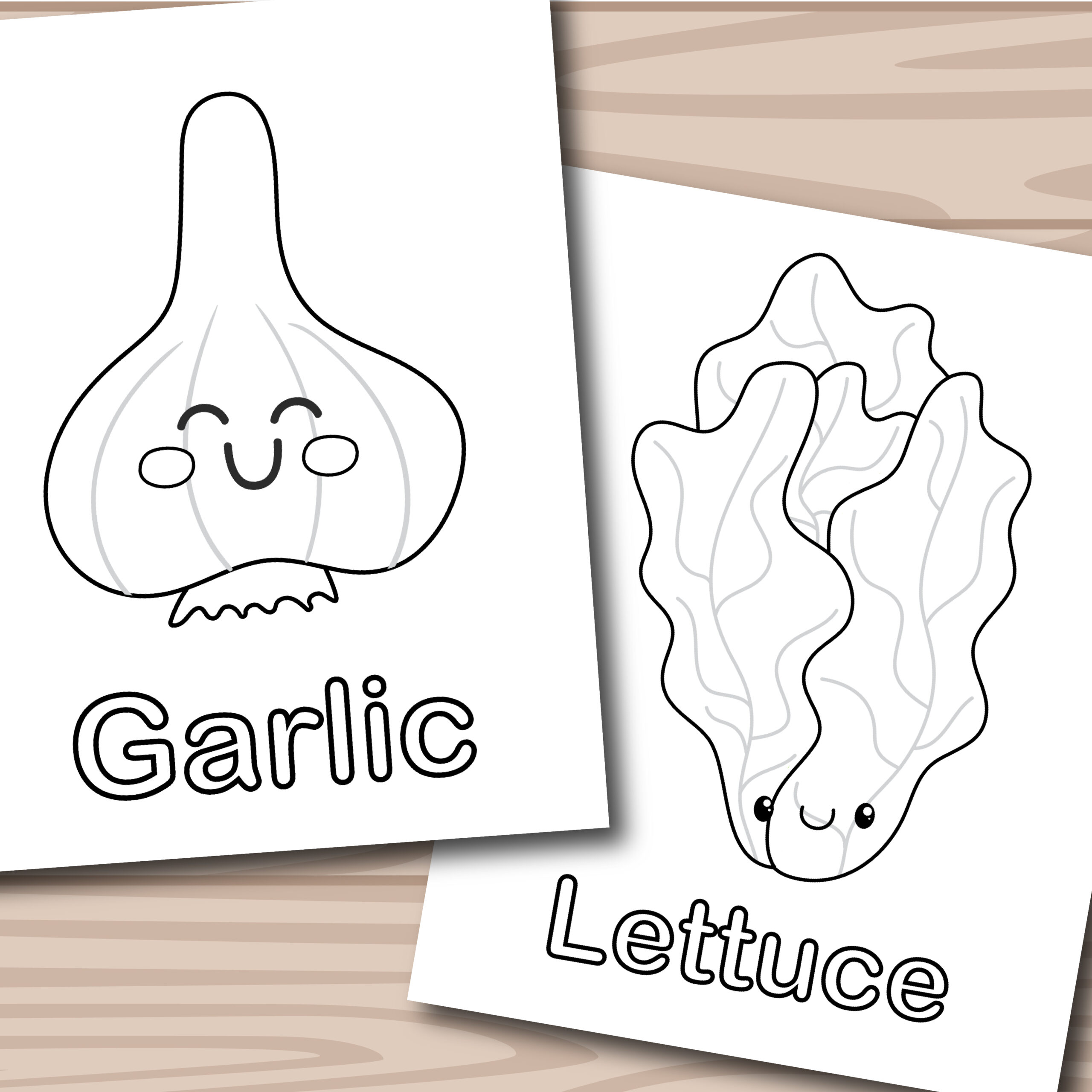 Bundle fruits and vegetables coloring pages coloring pages for kids great for teaching made by teachers
