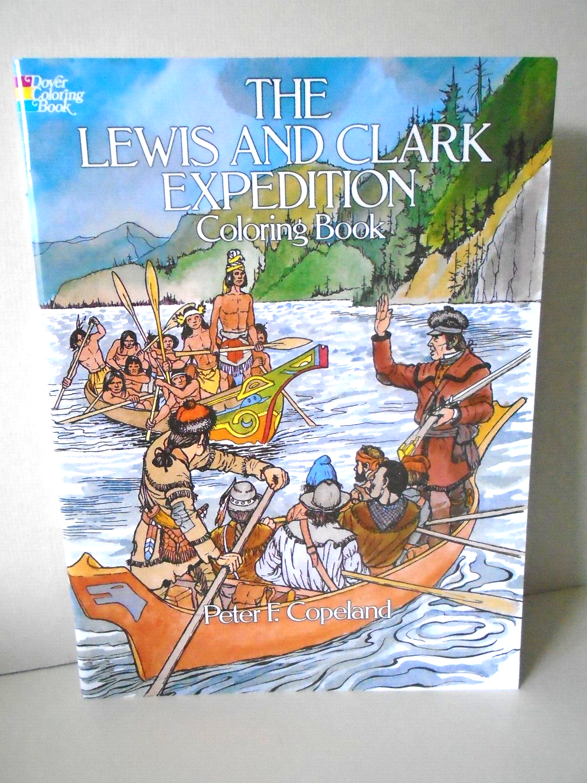 The lewis clark expedition coloring book by peter f copeland dover pb new
