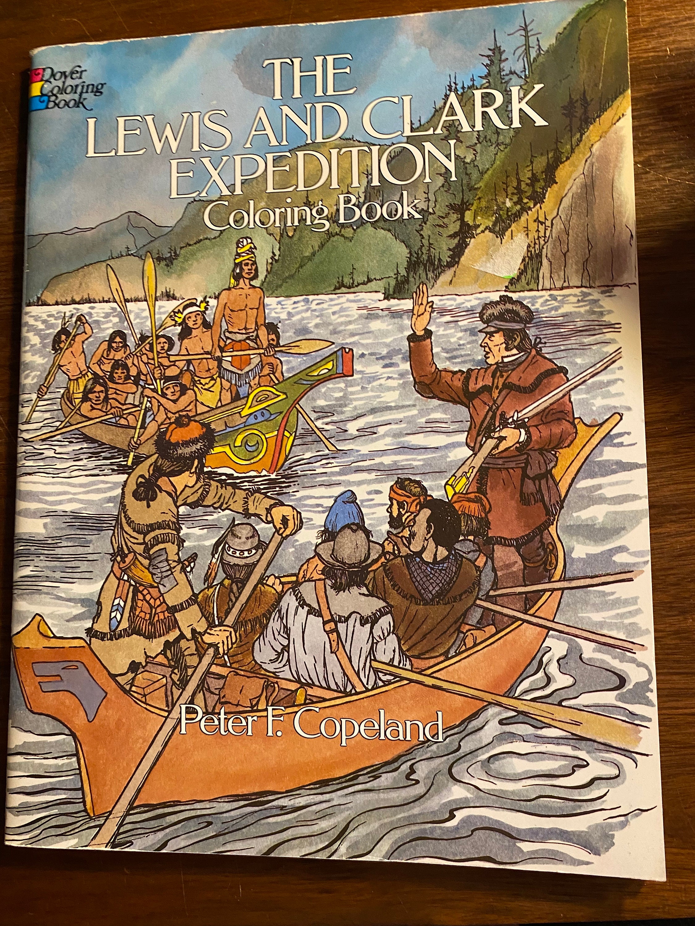 Lewis and clark expedition coloring book peter copeland dover history series
