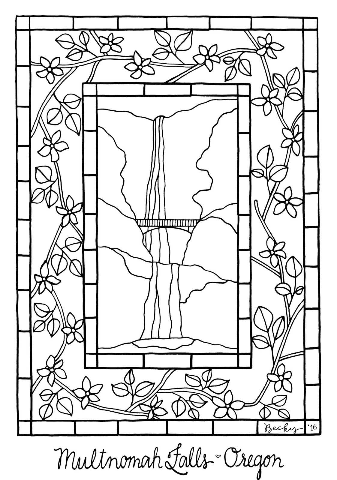 Hoffee and a nuffin free coloring page