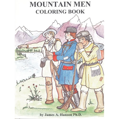 Mountain man coloring book by james a hanson