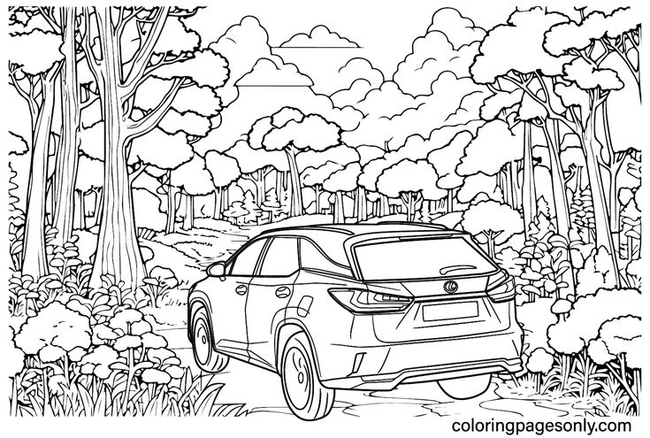 Lexus coloring pages coloring sheets for kids coloring pages free printable coloring pages