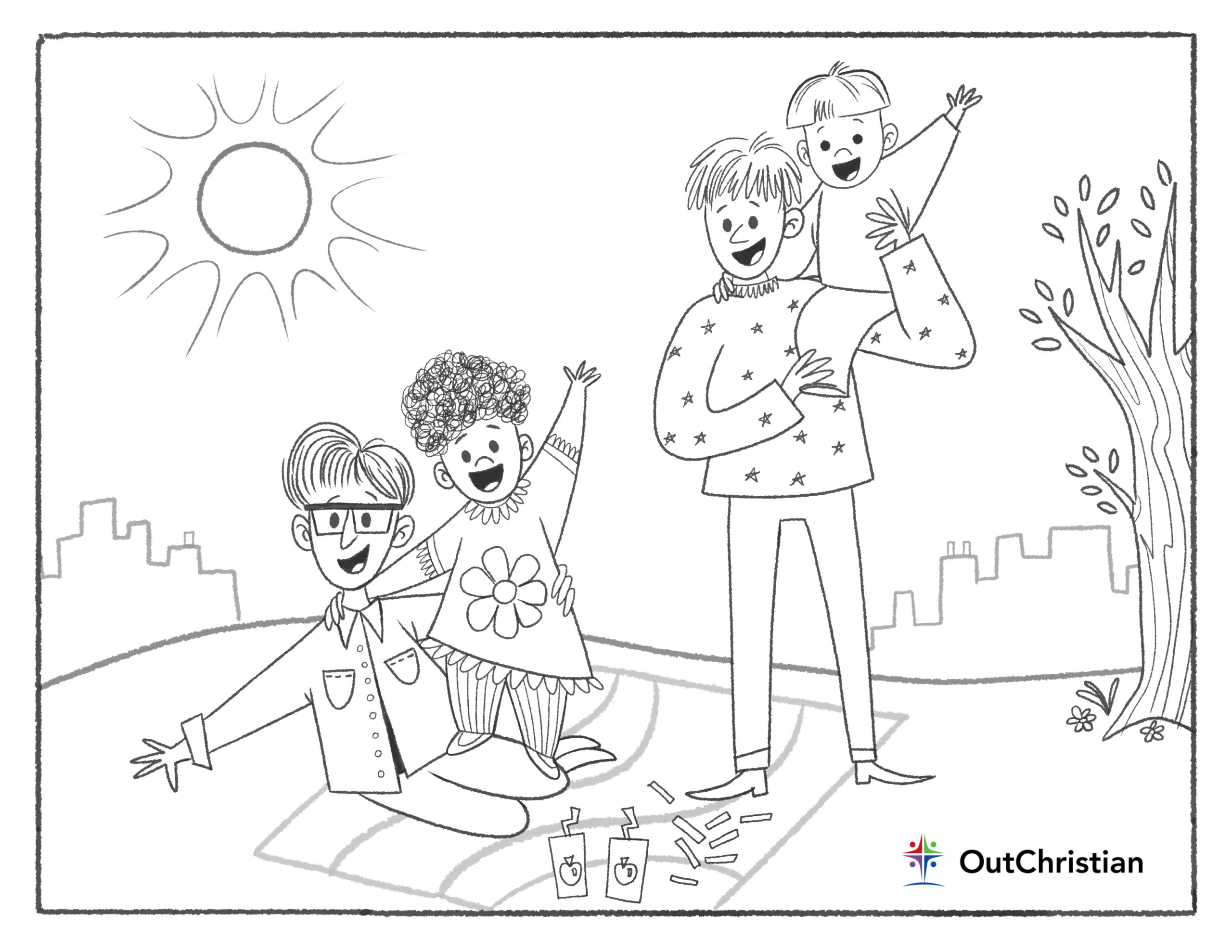 Have some fun with these lgbtq christian coloring pages â