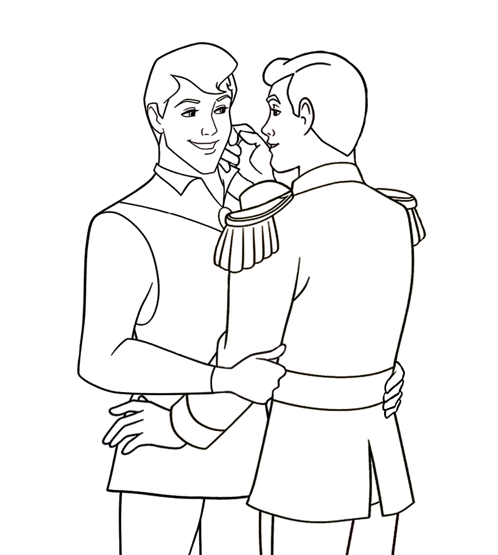 Â lgbt disney colouring page give