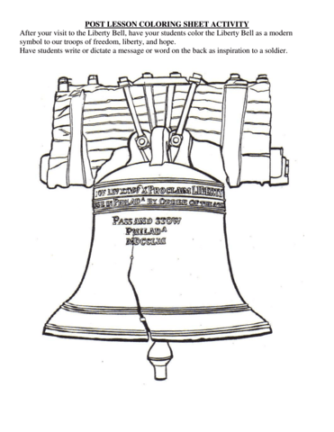 Liberty bell coloring page free printable coloring pages