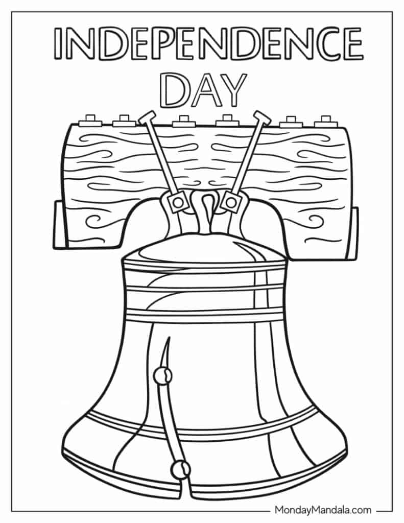 Th of july coloring pages free pdf printables
