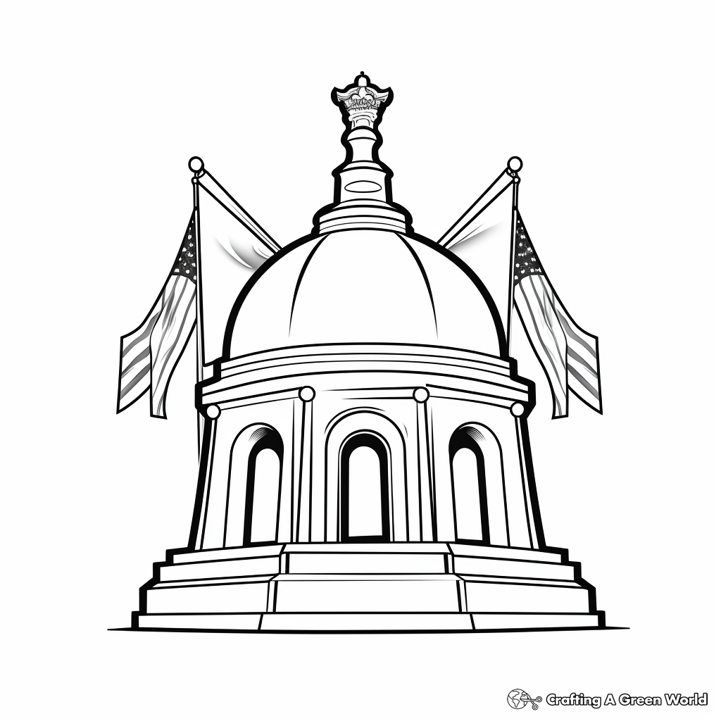 Patriotic coloring pages