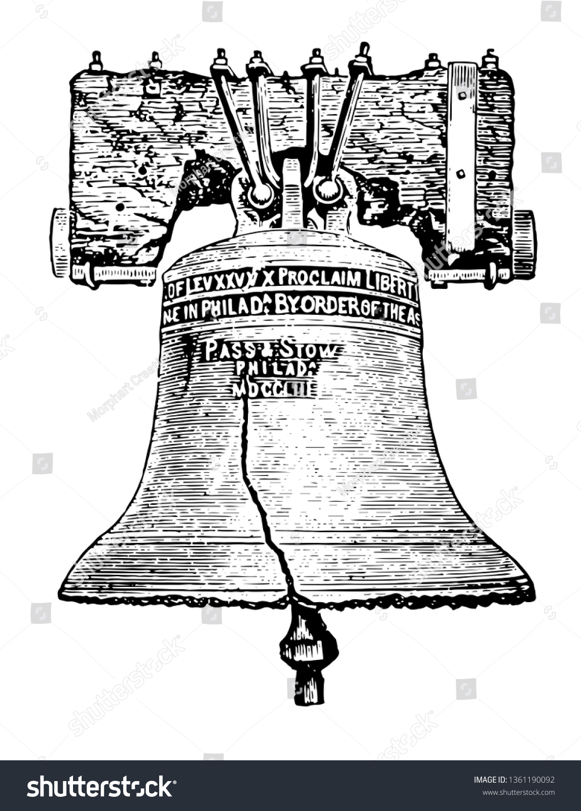 Liberty bell drawing images stock photos d objects vectors