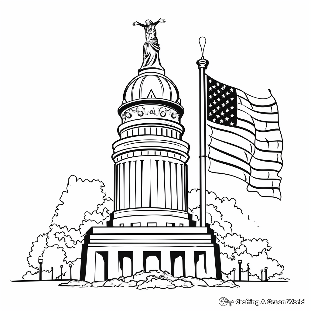 Patriotic coloring pages