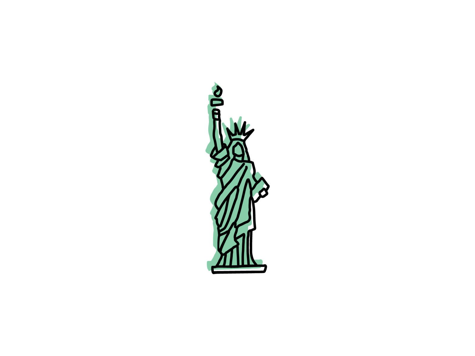 Statue of liberty by linseed studio on