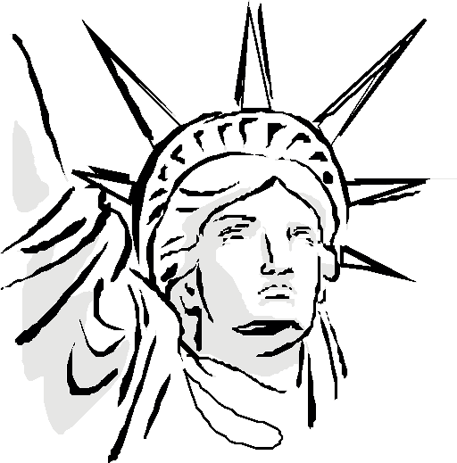 Statue of liberty coloring sheet statue of liberty drawing coloring pages drawings