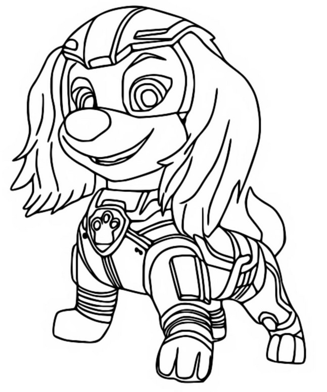 Coloring page paw patrol