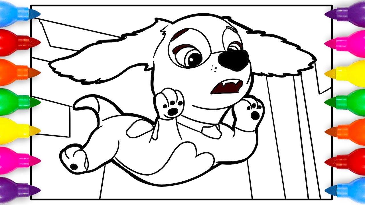 Liberty has no powers coloring pages paw patrol the ighty ovie