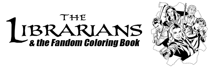 Savethelibrarians â the librarians and the fandom coloring book hey