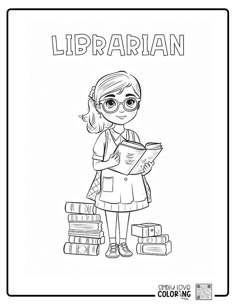 Profession coloring pages free pdf printables