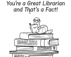 Librarian appreciation card