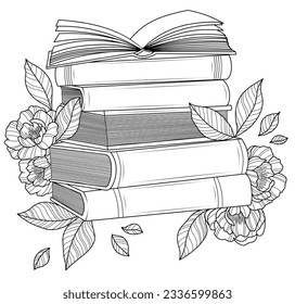 Library coloring page images stock photos d objects vectors