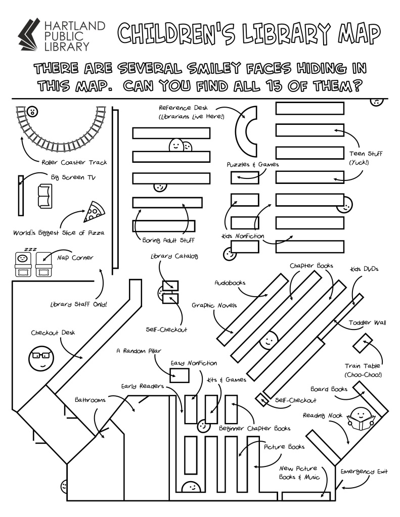 Passive programmingâlibrary map activity sheet fun â the lego librarian