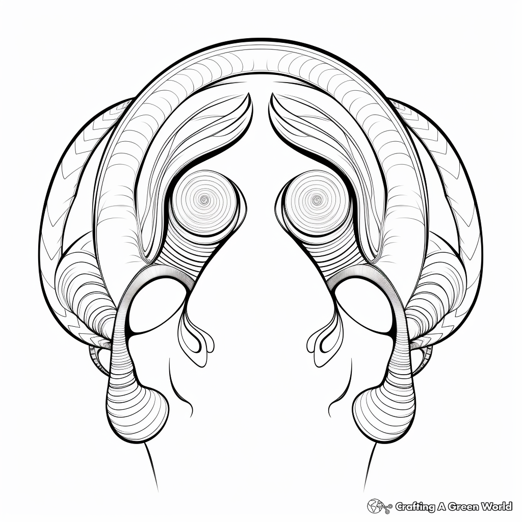 Ear coloring pages