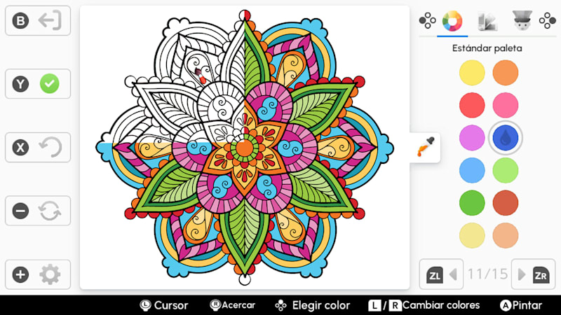 Coloring book for adults para switch