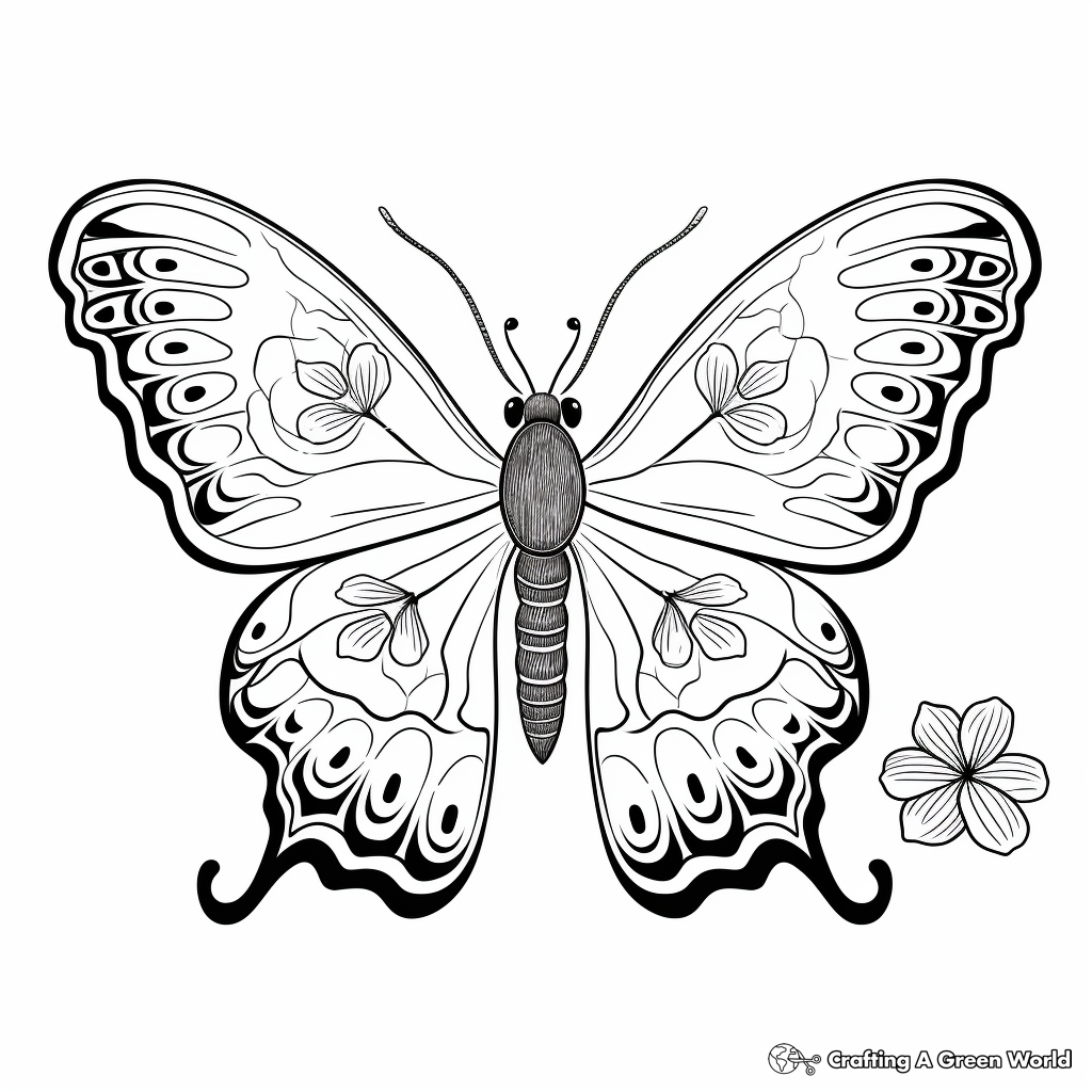 Butterfly coloring pages
