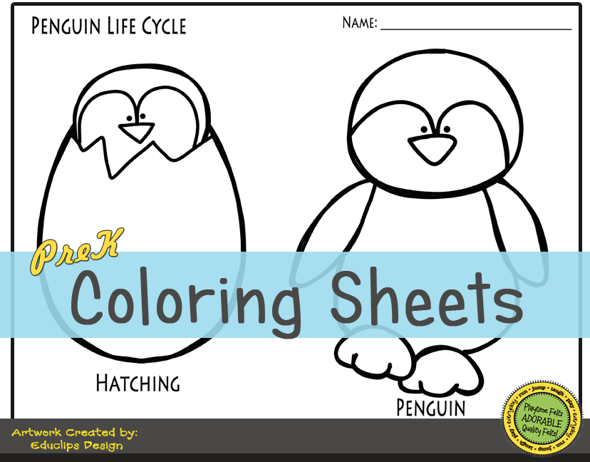 Penguin printable activities for preschoolers and kindergarten