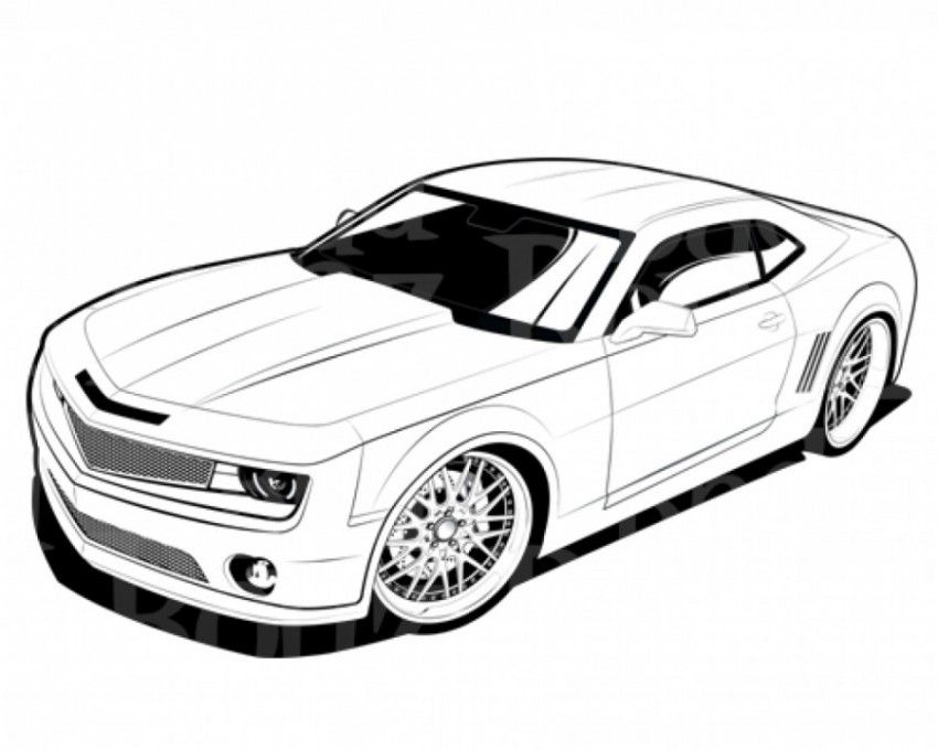 Chevy coloring pages to print