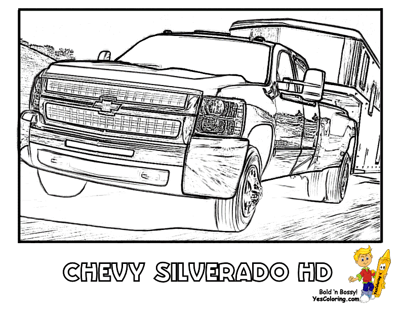 Chevrolet silverado trucks truck coloring pages chevy silverado cars coloring pages