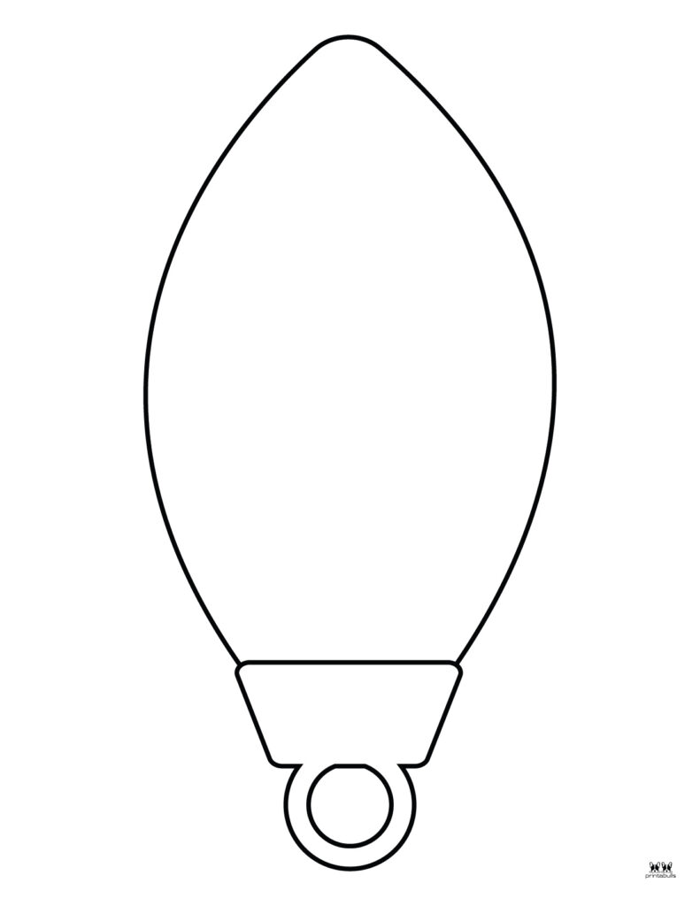 Christmas light templates