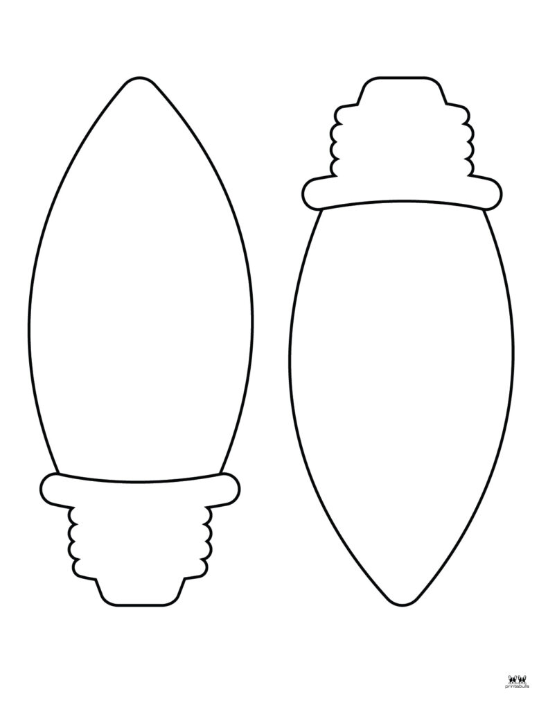 Christmas light templates
