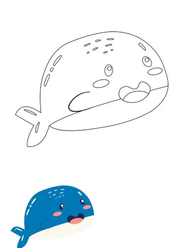Cartoon coloring pages in eps jpeg pdf