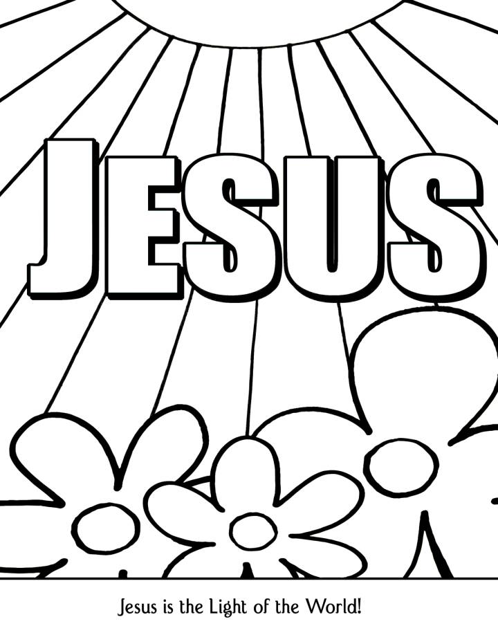 Jesus light of world color sheet twin city chinese christian church éåèäººåºçææ